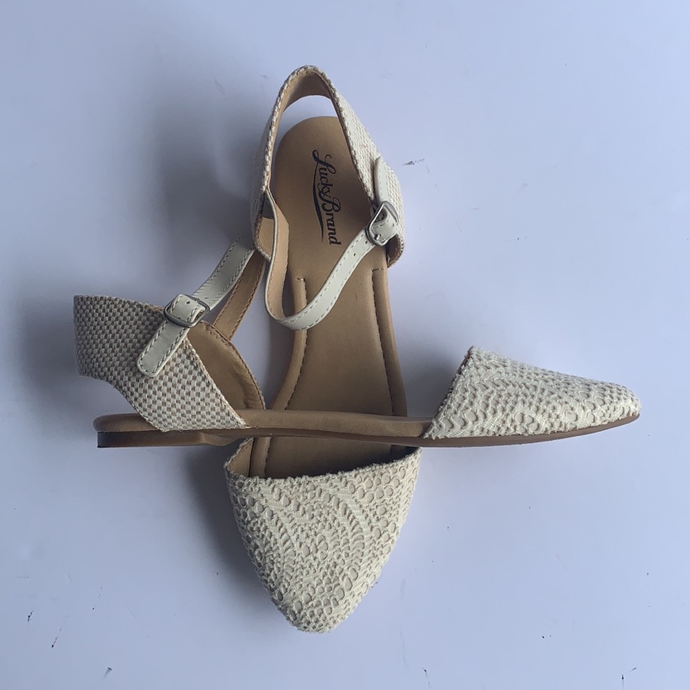 Lucky Brand Lace Sandals 7.5 - Picture 6 of 7